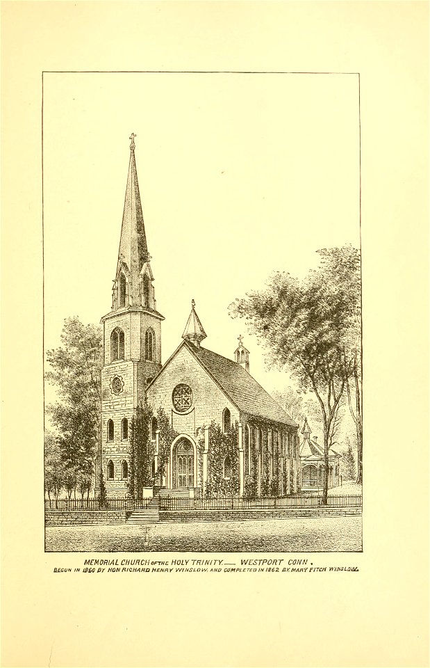 Memorial Church Of The Holy Trinity, Westport, Conn - Free Stock ...