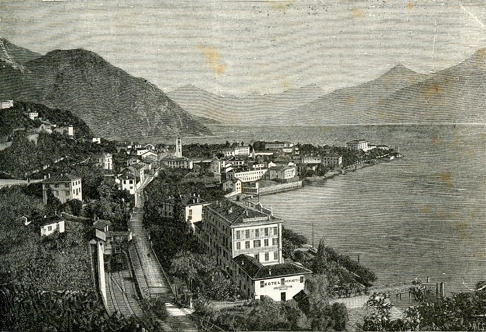 Menaggio veduta del paese
