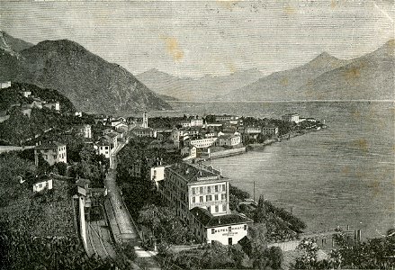 Menaggio veduta del paese