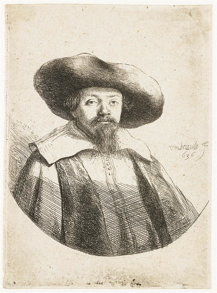 Menasseh Ben Israel by Rembrandt (B269)