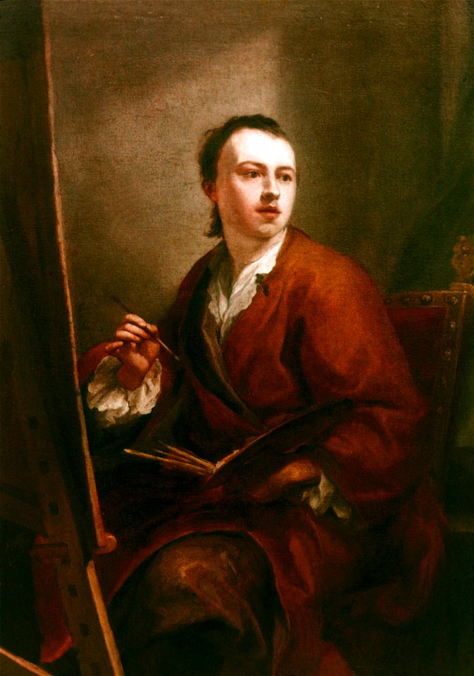 Mengs, Selbstbildnis um 1755