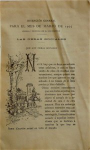 Mensajero Corazón de Jesús, Mar 1907, por Mariano Pedrero. Free illustration for personal and commercial use.