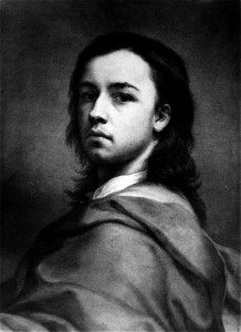 Autorretrato con abrigo azul - Anton Raphael Mengs