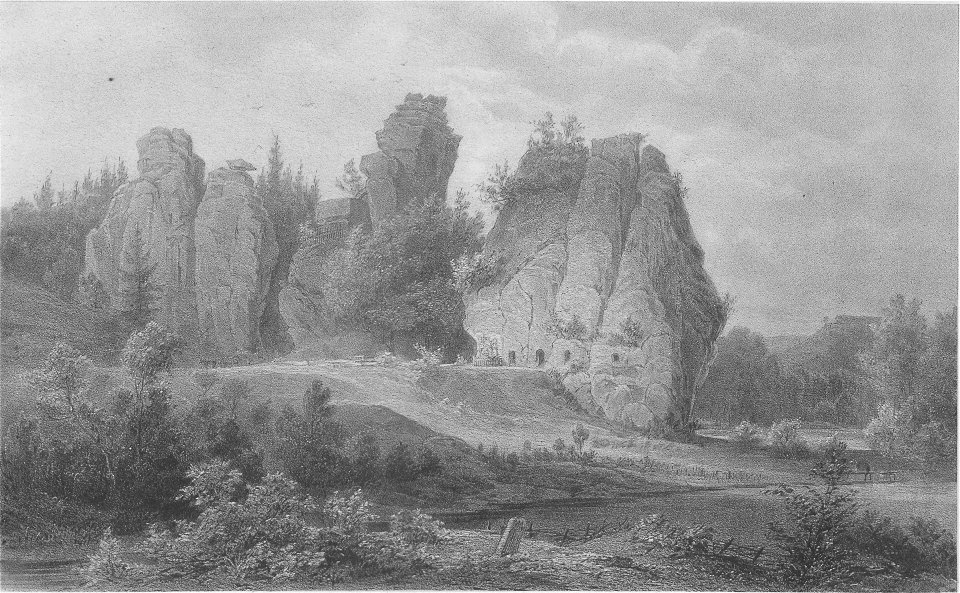 Menke - Externsteine, Nordseite
