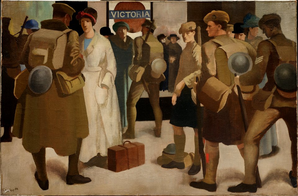 Meninsky, Bernard - Victoria Station, District Railway - Google Art Project