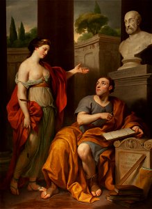 Anton Raphael Mengs - Architect and His Muse, Portrait of James Caulfield, Lord Charlemont. Free illustration for personal and commercial use.