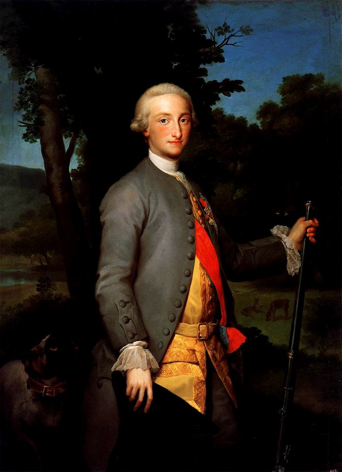 Anton Raphael Mengs, Prince of Asturias, Future Charles IV of Spain (са 1765) WGA15029 - 01
