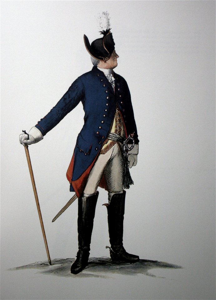 Menzel altpreußische berittene Artillerie 1763