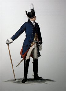 Menzel altpreußische berittene Artillerie 1763