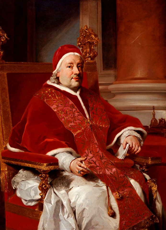 Anton Raphael Mengs - Portrait of pope Clement XIII, c. 1760