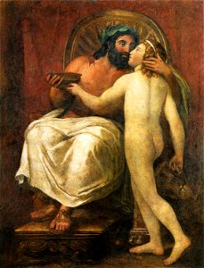 Mengs, Jupiter küsst Ganymed