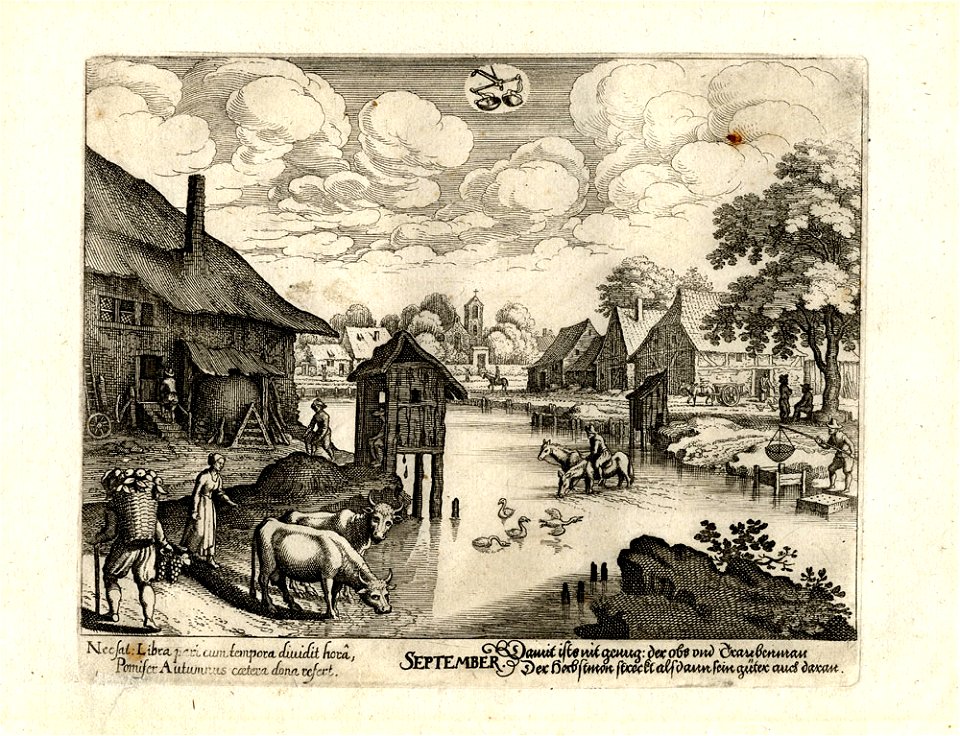 Merian-Aubry Monatsbilder G 1551 I 09 September
