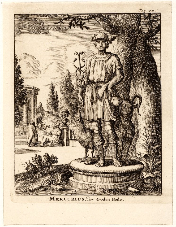 Mercurius, der goden bode, objectnr A 42149