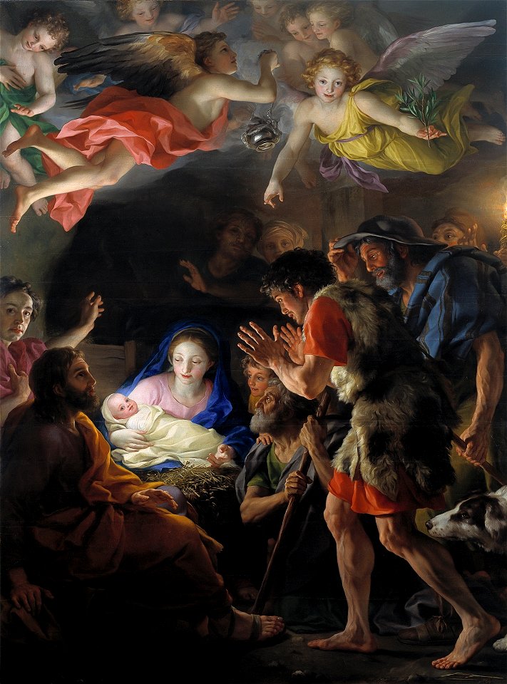 La Adoración de los pastores, de Anton Raphael Mengs (Museo del Prado)