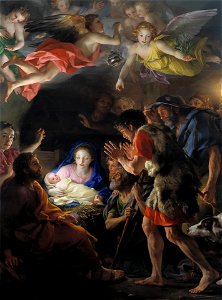 La Adoración de los pastores, de Anton Raphael Mengs (Museo del Prado)