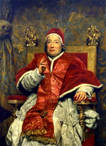 Anton Raphael Mengs - Bildnis Papst Clement XIII., 1758. Free illustration for personal and commercial use.