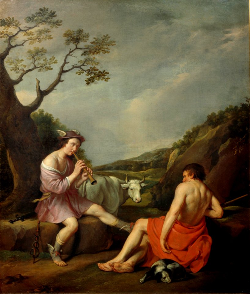 Mercury, Argus and Io by Hendrick Bloemaert Centraal Museum 2568