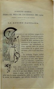 Mensajero Corazón de Jesús, Dic 1904, 13 x 20 cm, por Mariano Pedrero. Free illustration for personal and commercial use.