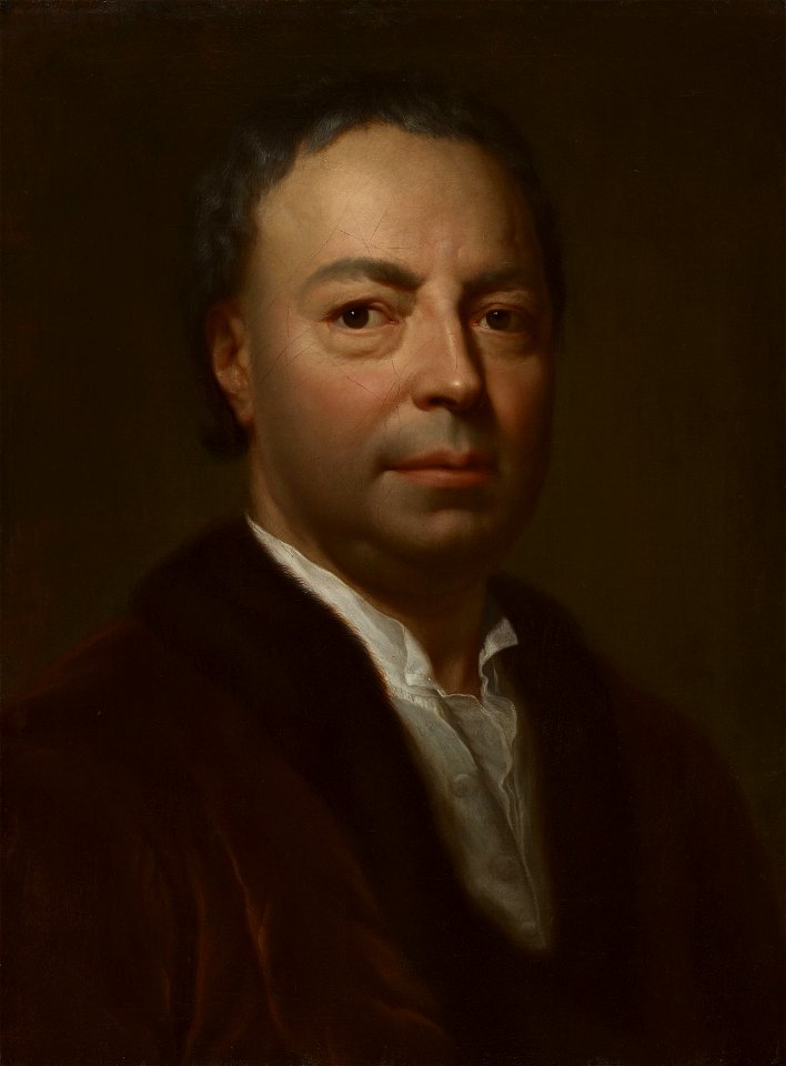 Anton Raphael Mengs - Porträt des Vaters des Künstlers, Ismael Mengs (Art Institute of Chicago). Free illustration for personal and commercial use.