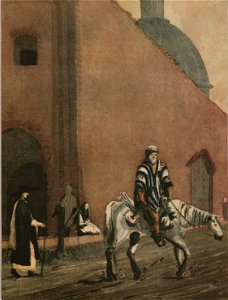 Mendigo a caballo - Buenos Aires, según Vidal. Free illustration for personal and commercial use.