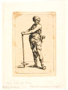Meryon - A Soldier Standing, Full Face, 1909.155
