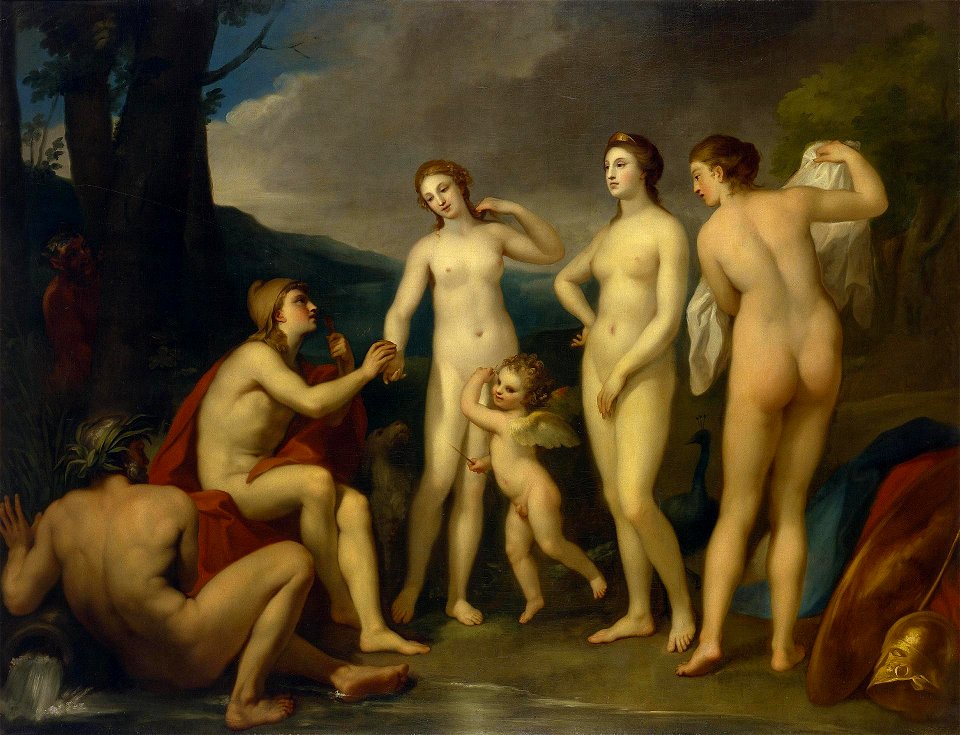 Anton Raphael Mengs - Das Urteil des Paris (ca. 1757)
