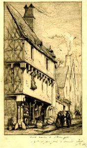 Meryon - Ancienne habitation à Bourges, 1876,0510.315