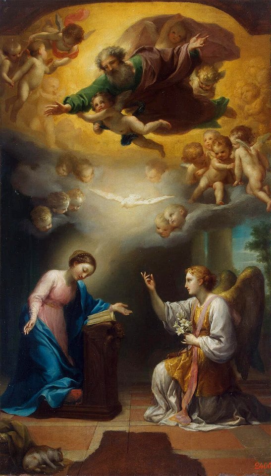 Anton Raphael Mengs - Mariä Verkündigung (Eremitage)