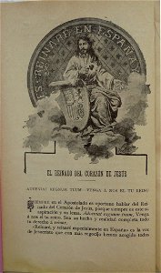 Mensajero Corazón de Jesús, Jun 1908, por Mariano Pedrero. Free illustration for personal and commercial use.