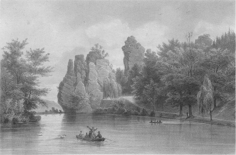 Menke - Externsteine, Suedseite