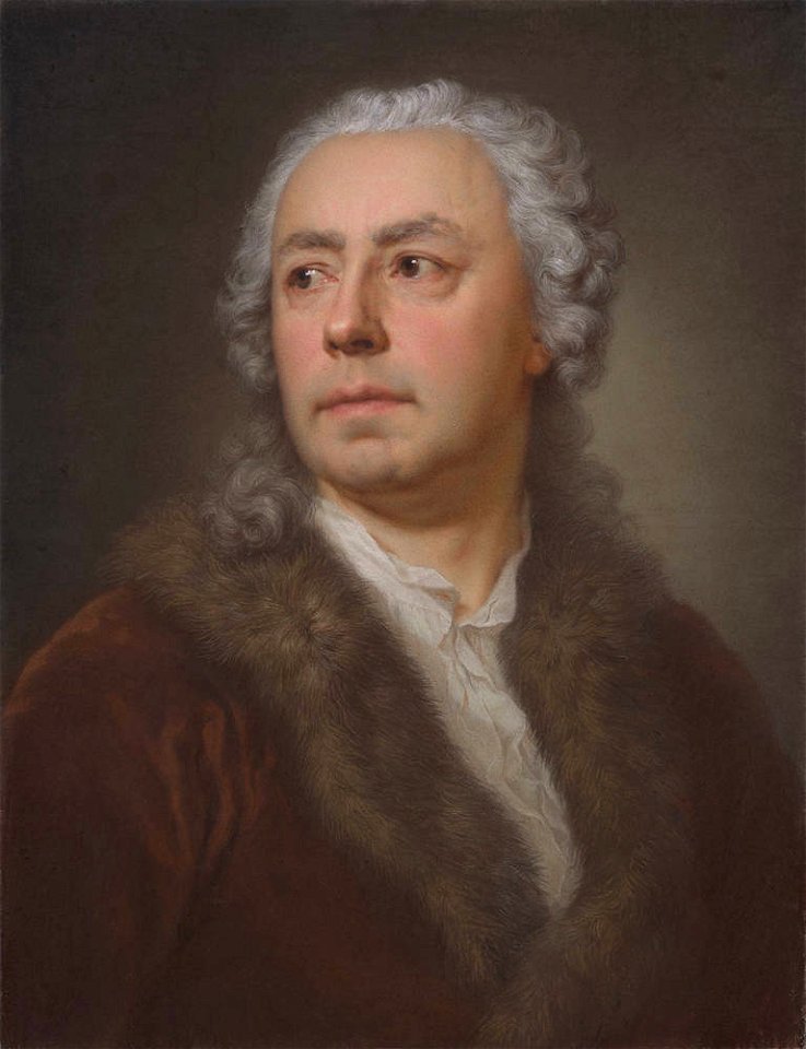 Anton Raphael Mengs - Porträt des Vaters des Künstlers, Ismael Mengs (Staatliche Kunstsammlungen Dresden). Free illustration for personal and commercial use.