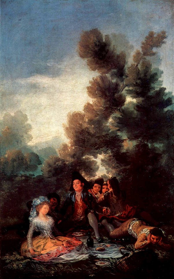 Merienda campestre, Francisco de Goya