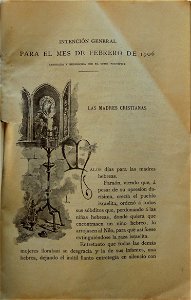 Mensajero Corazón de Jesús, Feb 1906, por Mariano Pedrero. Free illustration for personal and commercial use.