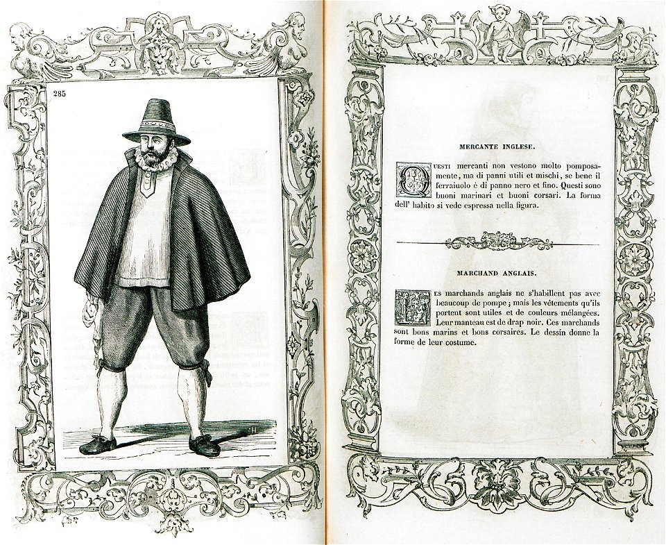 Mercante Inglese - Vecellio Cesare - 1860