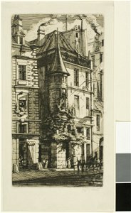 Meryon - House with a Turret, rue de la Tixéranderie, Paris, 1939.2069