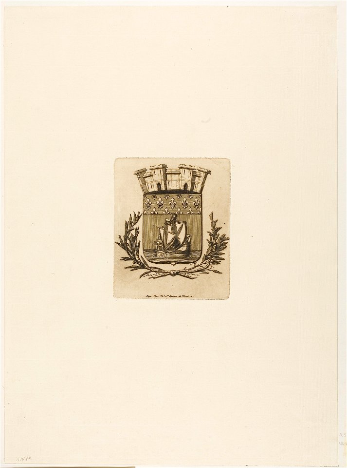 Meryon - Arms Symbolical of the City of Paris, 1938.1619