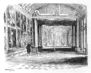 Adolf Menzel, Friedrich der Große in der Bildergalerie