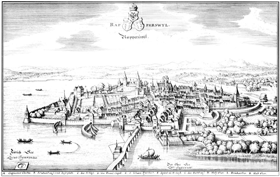 Merian Rapperswil 1637