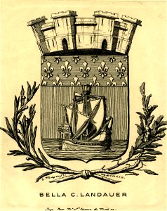 Meryon - Armes symbolique de la ville de Paris, 1931,1031.1