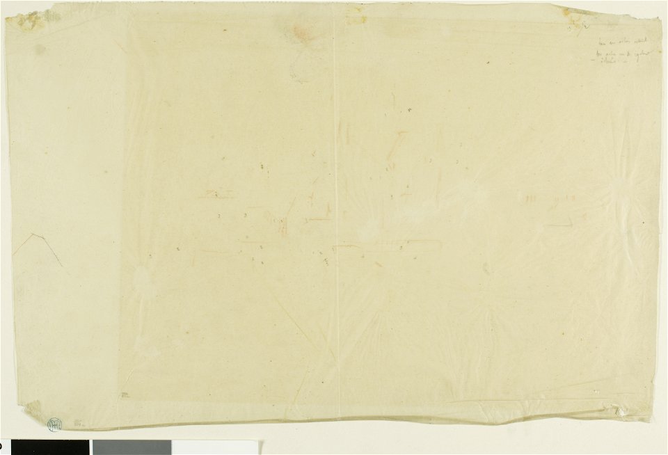 Meryon - Diagrammatic sketch of building, 1909.295b