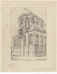 Meryon - Chevet de St-Martin-sur-Renelle, 1er état, btv1b55002240s