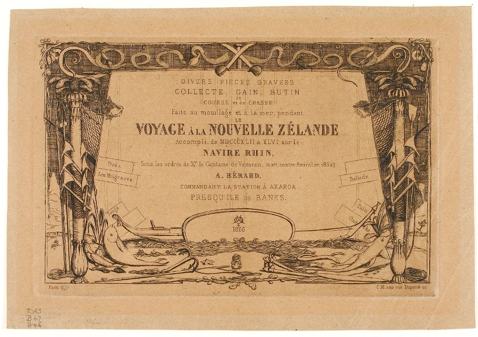 Meryon - Cover for a Voyage to New Zealand (1842-46), 1909.188