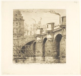 Meryon - Pont-Neuf, Paris, 1933.1314