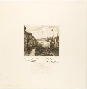 Meryon - Chevrier’s Cold Bath Establishment, Paris, 1909.239