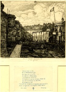 Meryon - Bain-froid Chevrier (Chevrier's cold bath establishment), 1866,0210.266