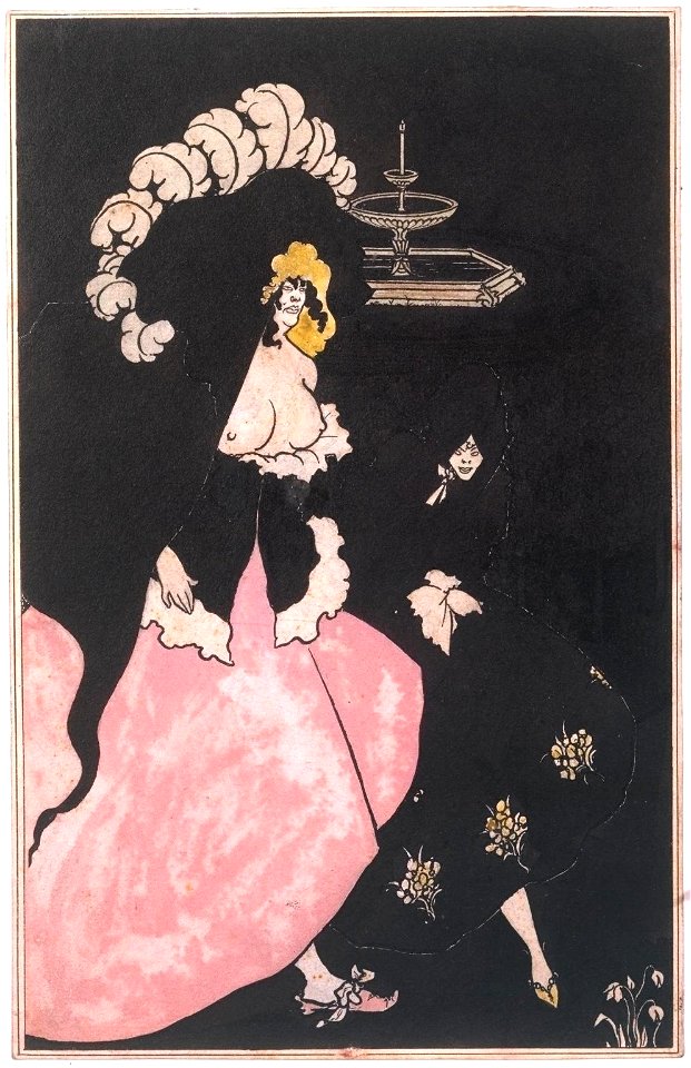 Messalina and her Companion by A.Beardsley (1895, Tate)