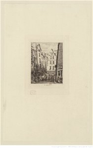 Meryon - Rue Pirouette, 3ème état, btv1b550022167