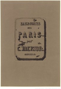 Meryon - Page de titre pour, btv1b55001125g