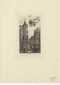 Meryon - Tourelle rue de l'Ecole de médecine, btv1b550021624