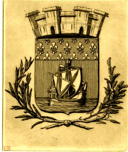Meryon - Armes symbolique de la ville de Paris, 1865,1209.650